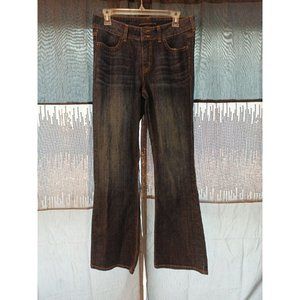 Women's Levis 526 Slender Boot Cut Dark To Light Wash Jeans Size 10